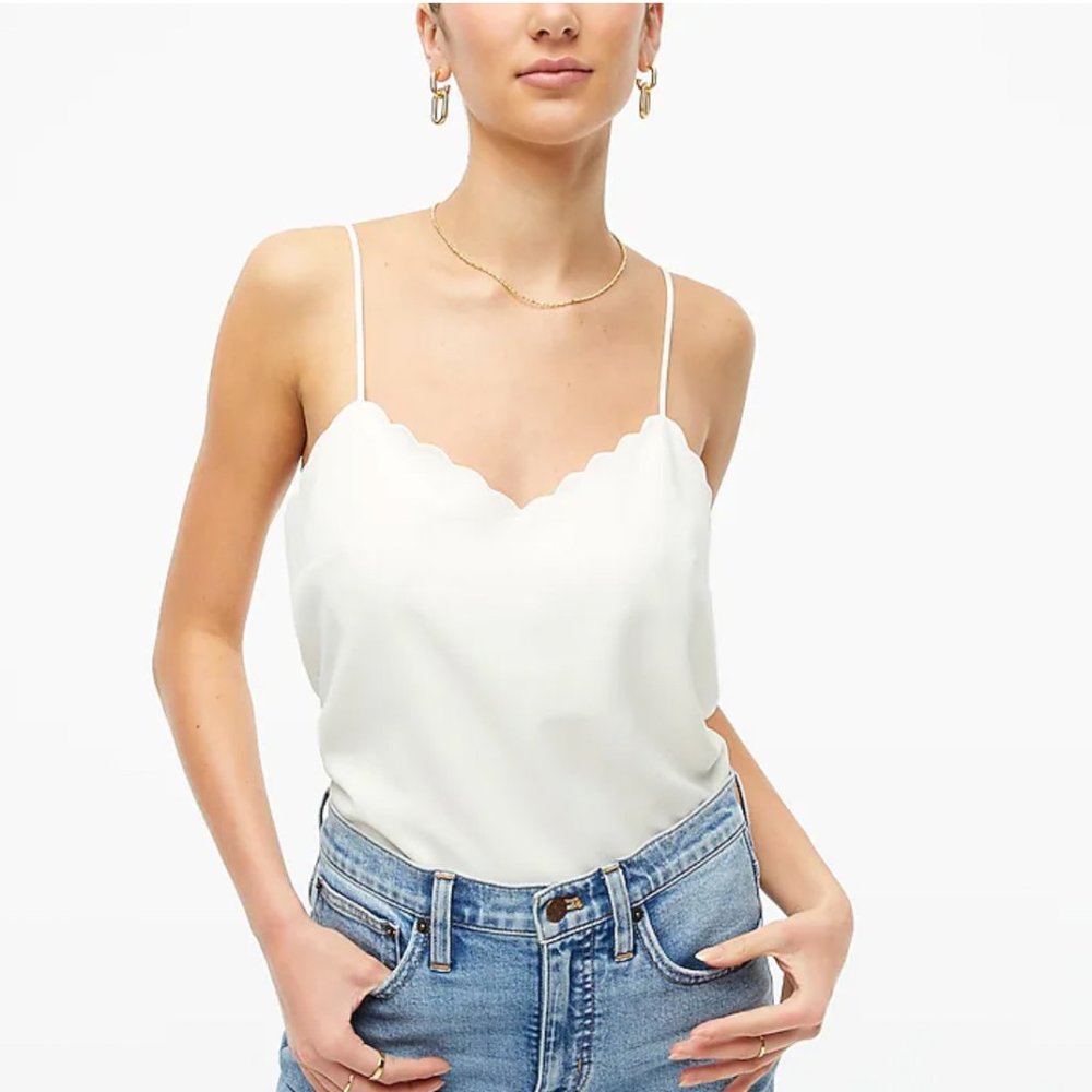 Scalloped Racerback Camisole NWT